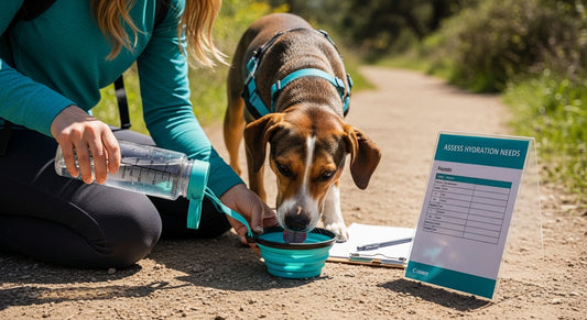 pet hydration workflow outdoors
