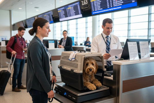 dog airport check-in