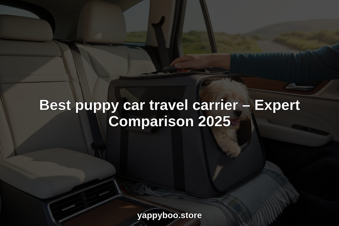 puppy car travel carrier hero header image