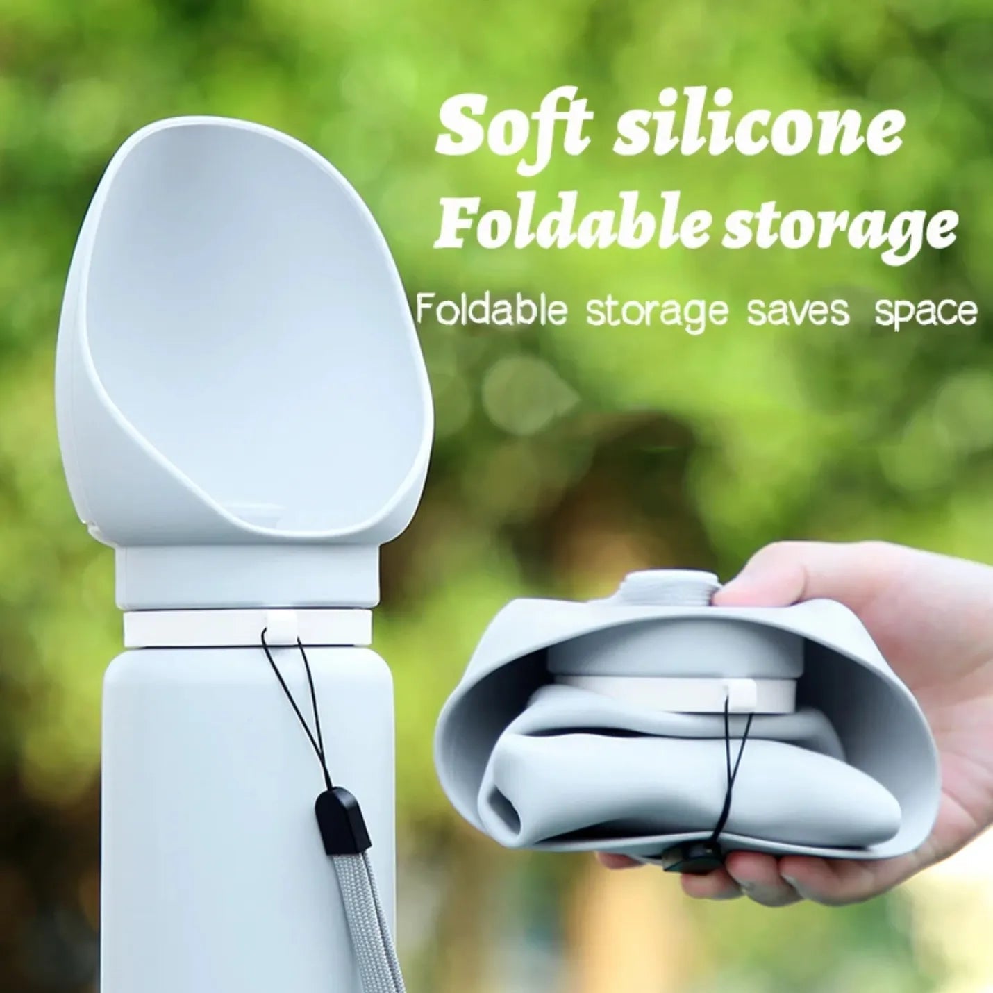 Folding Pet Water Dispenser to carry easily