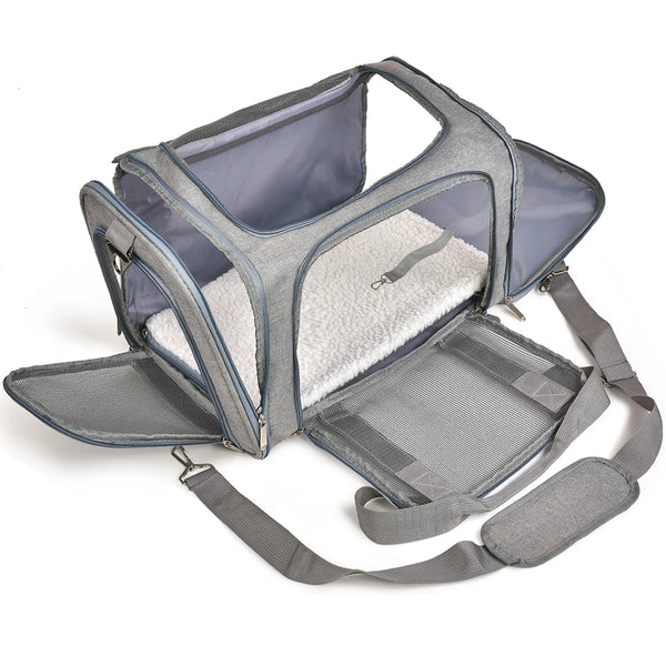 Travel Pet Carriers for Cats and Puppies – Lightweight, Collapsible, and Airline Approved - Yappyboo