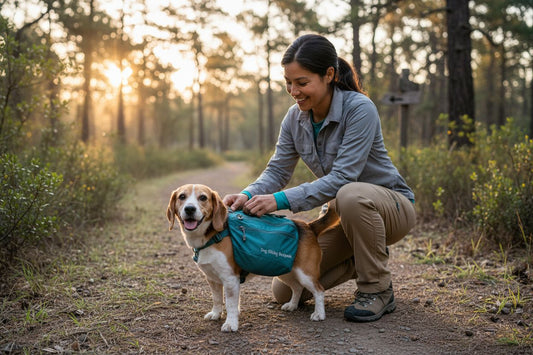 dog hiking backpacks trail