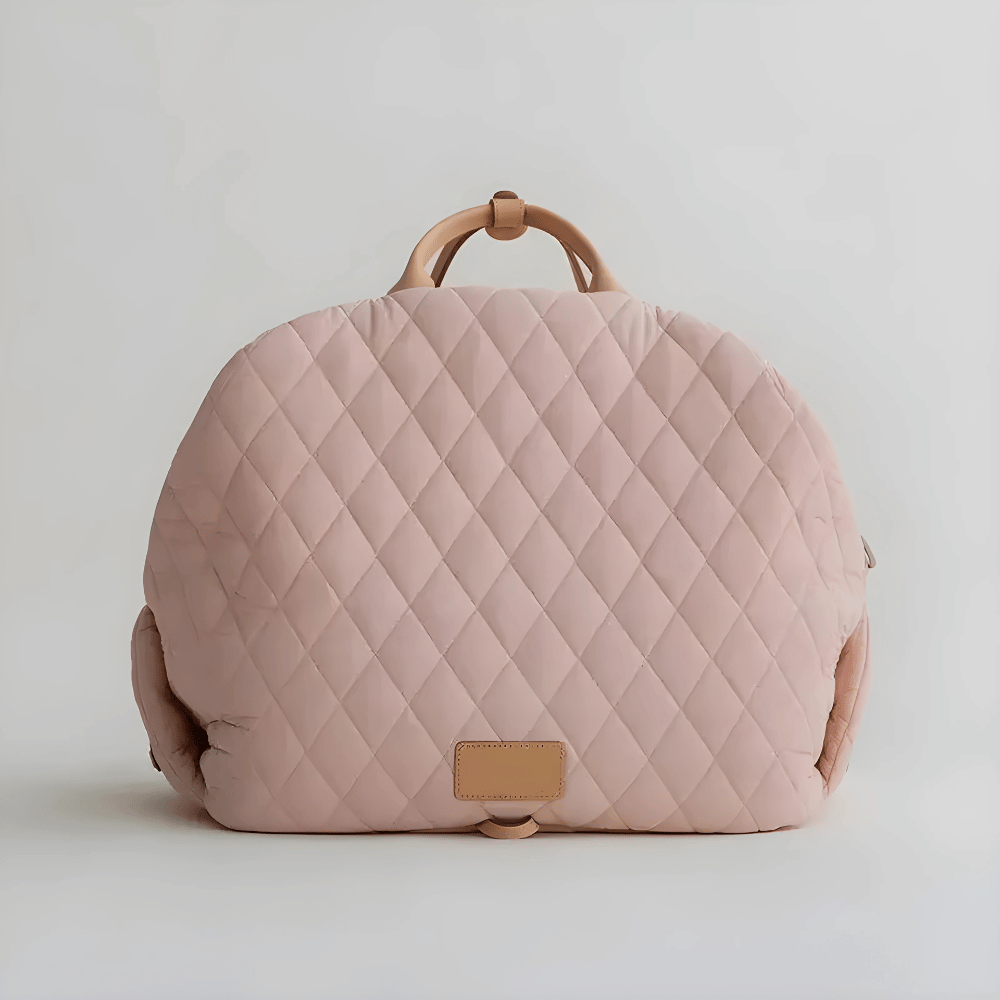 Luxury Quilted Dog Carrier Bag and Booster Seat