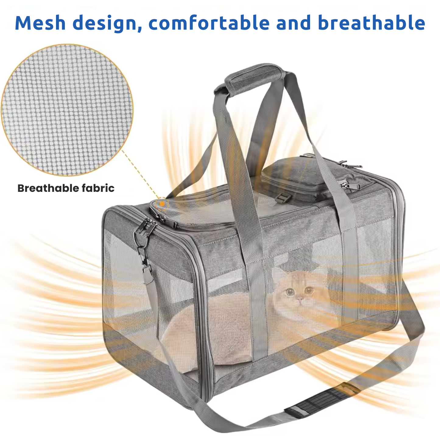 Airline-approved Pet carrier for Dogs and Cats