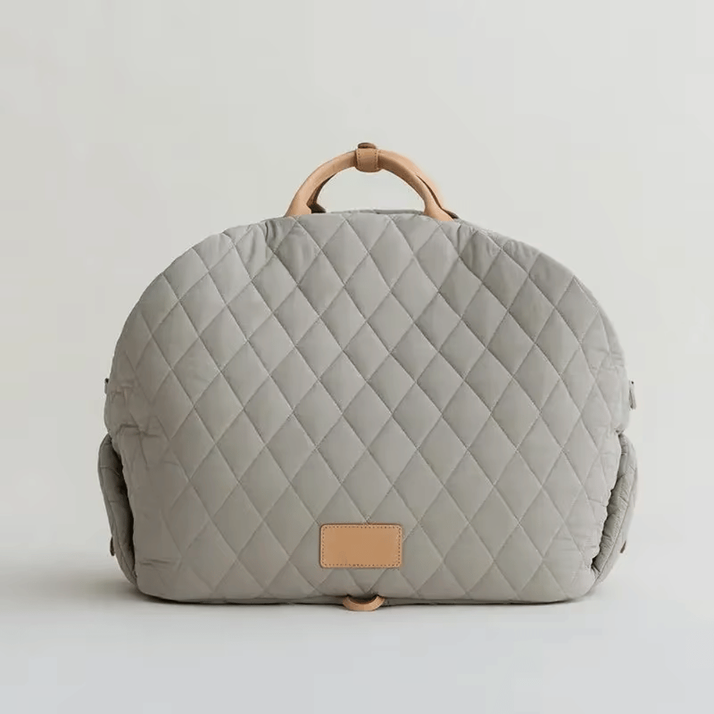 Luxury Quilted Dog Carrier Bag and Booster Seat