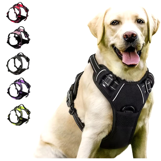 No Pull Dog Harness for Large Dog Walking