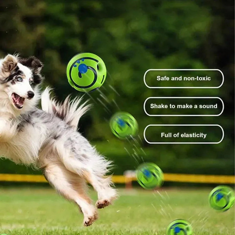 Giggling Glow Ball for Dogs - Yappyboo 