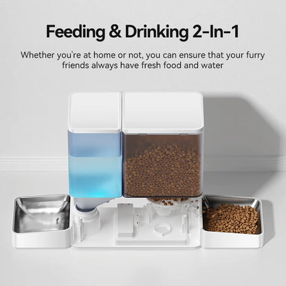 2 in 1 Automatic Pet Feeder with Water Fountain 8.5L 