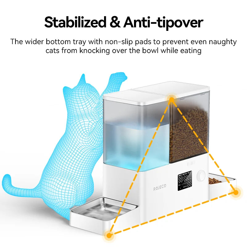 2 in 1 Automatic Pet Feeder with Water Fountain 8.5L 