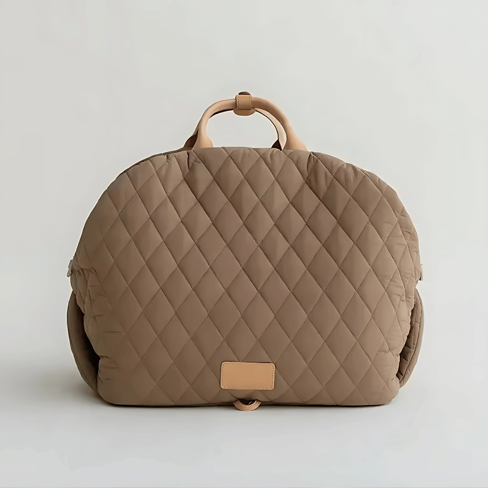 Luxury Quilted Dog Carrier Bag and Booster Seat