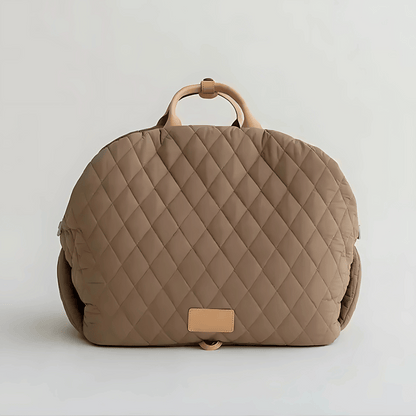 Luxury Quilted Dog Carrier Bag and Booster Seat