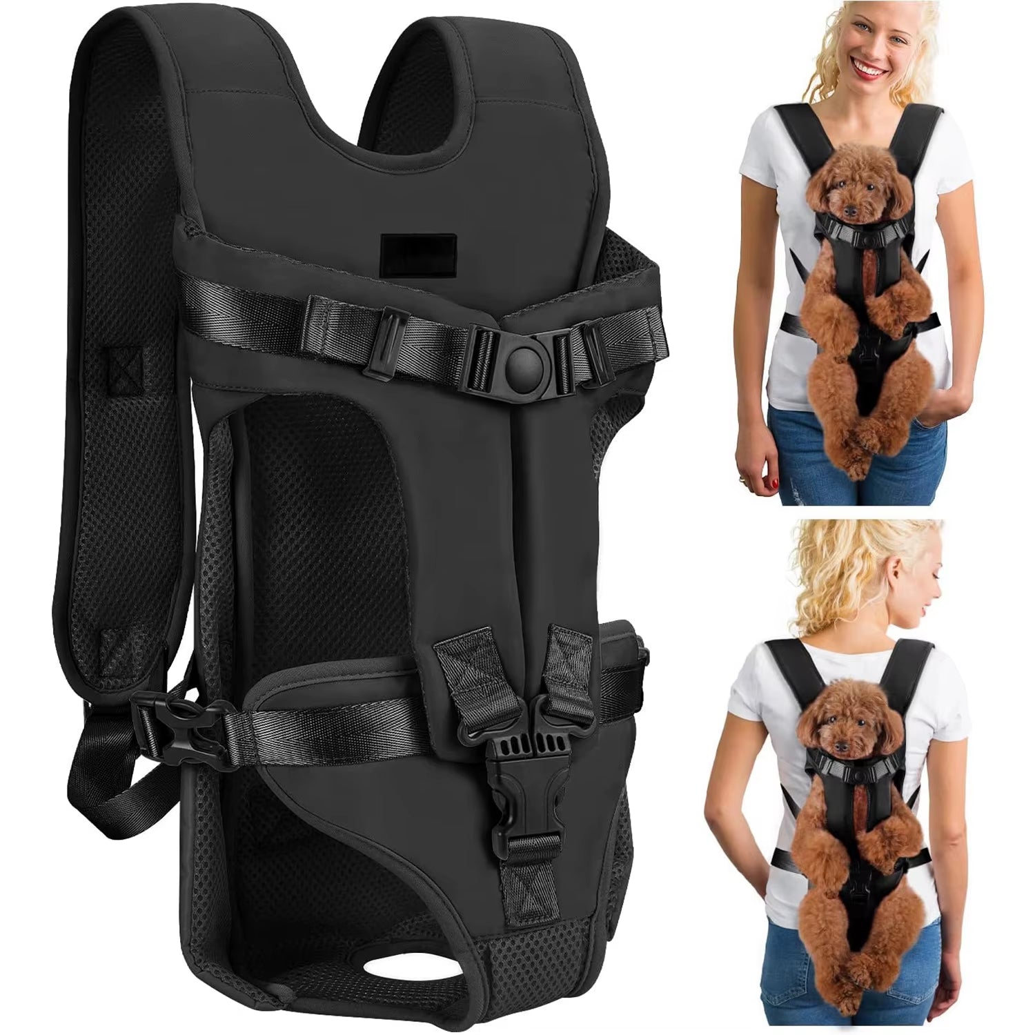 Front-Facing Dog Carrier Backpack for Outdoor Adventures - Yappyboo 