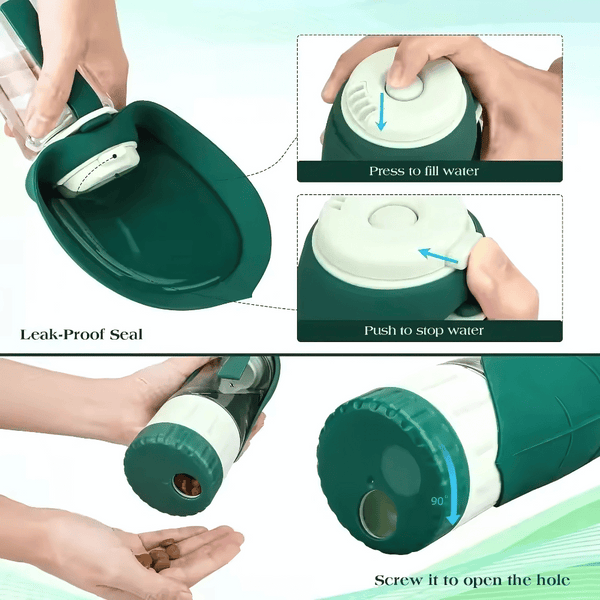 Doggie Adventure Water Bottle - Yappyboo 