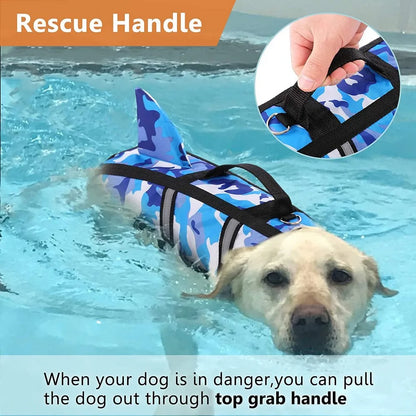 Shark Fin Dog Swim Vest