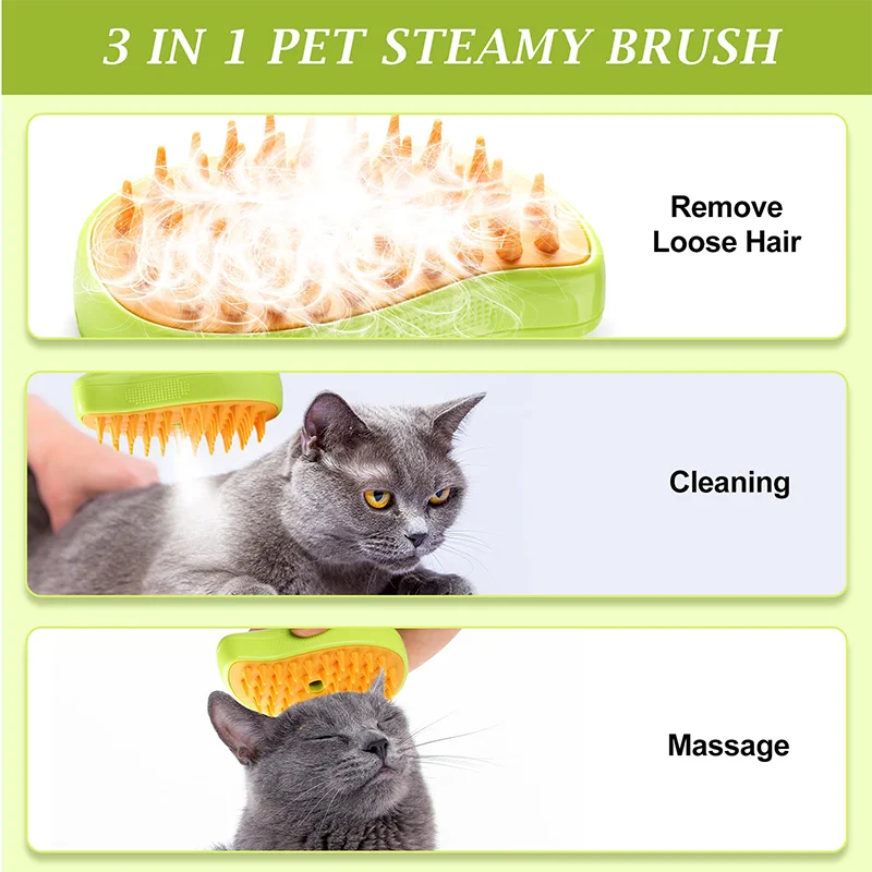 Pet Grooming Spray & Massage Comb - Yappyboo 