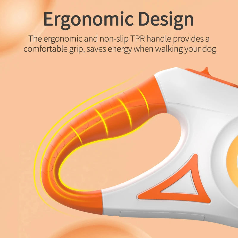 BrightPath Retractable Dog Leash