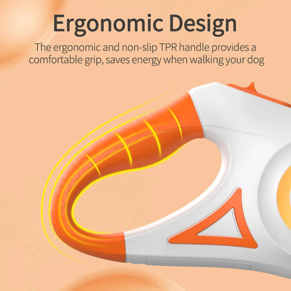 BrightPath Retractable Dog Leash