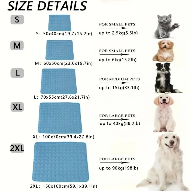 Cozy and Chill Pet Cooling Summer Pad