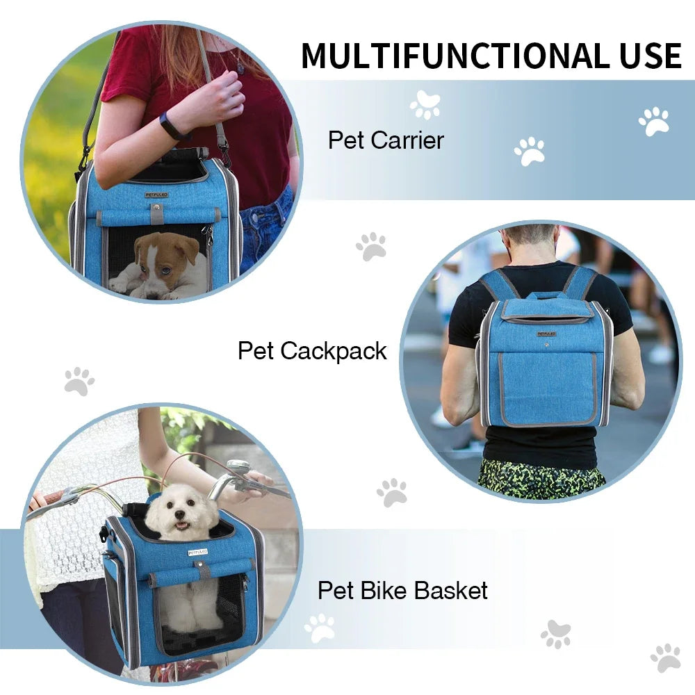 Pet-Friendly Dog Bike Basket