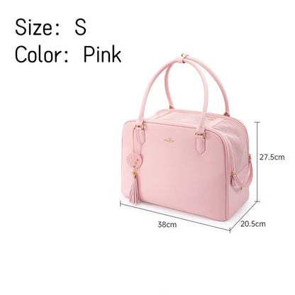 Chic Leather Pet Travel Bag