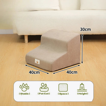 Memory Foam Pet Stair for Dogs and Cats 