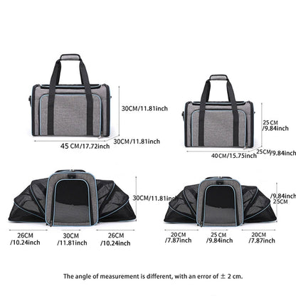 Expandable Cozy Pet Travel Carrier