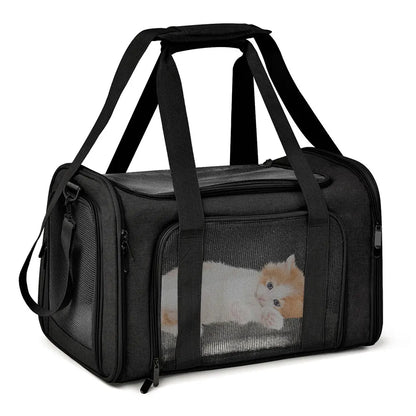 Travel Pet Carriers for Cats and Puppies – Lightweight, Collapsible, and Airline Approved - Yappyboo 