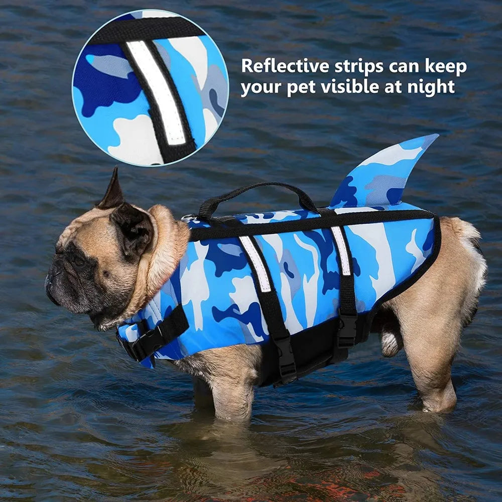 Shark Fin Dog Swim Vest