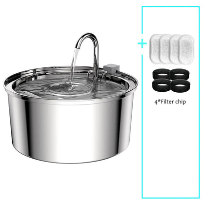 Quiet Stainless Pet Water Fountain