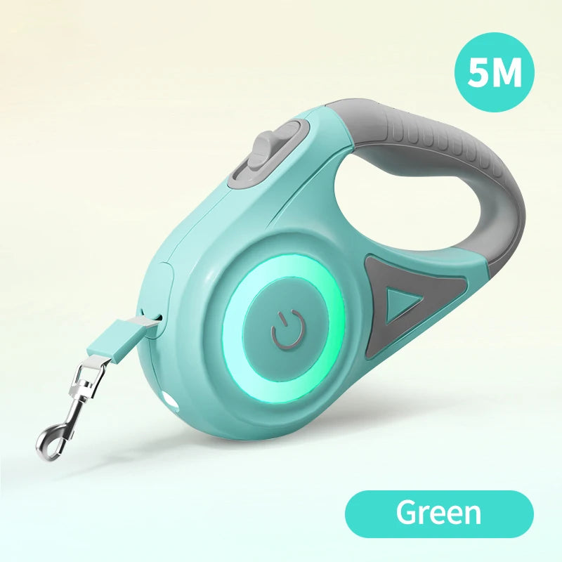 BrightPath Retractable Dog Leash