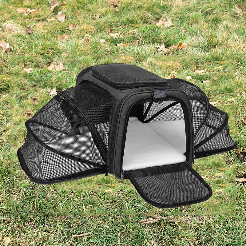 Expandable Cozy Pet Travel Carrier