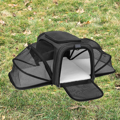 Expandable Cozy Pet Travel Carrier