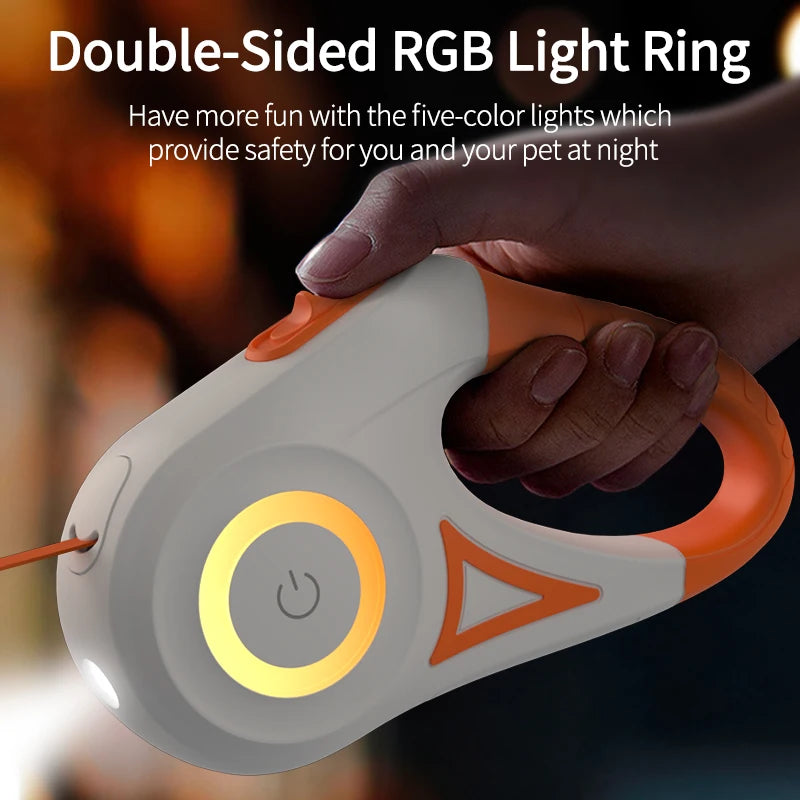 BrightPath Retractable Dog Leash