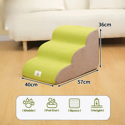 Memory Foam Pet Stair for Dogs and Cats 