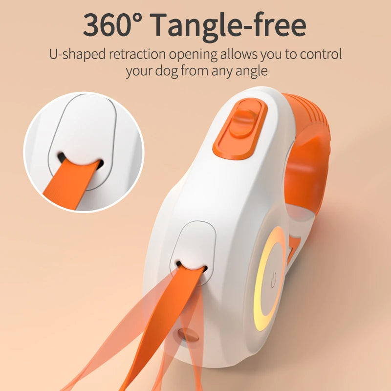 BrightPath Retractable Dog Leash