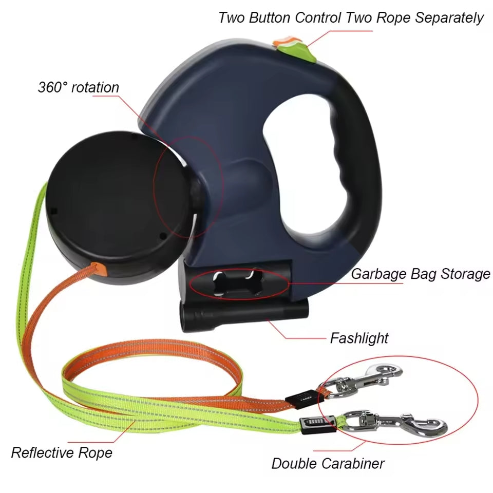 Easy Walk Dual Dog Leash - Yappyboo 
