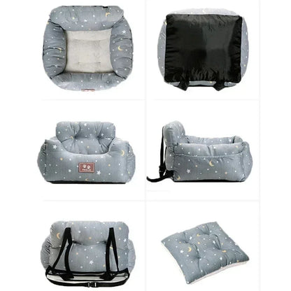 Cozy Pet Travel Dog Bed - Dog Seat Booster - Yappyboo 