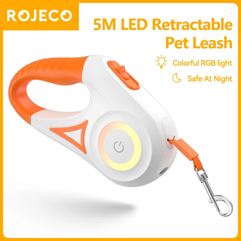 BrightPath Retractable Dog Leash
