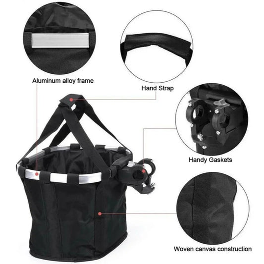 Compact Pet Bike Basket