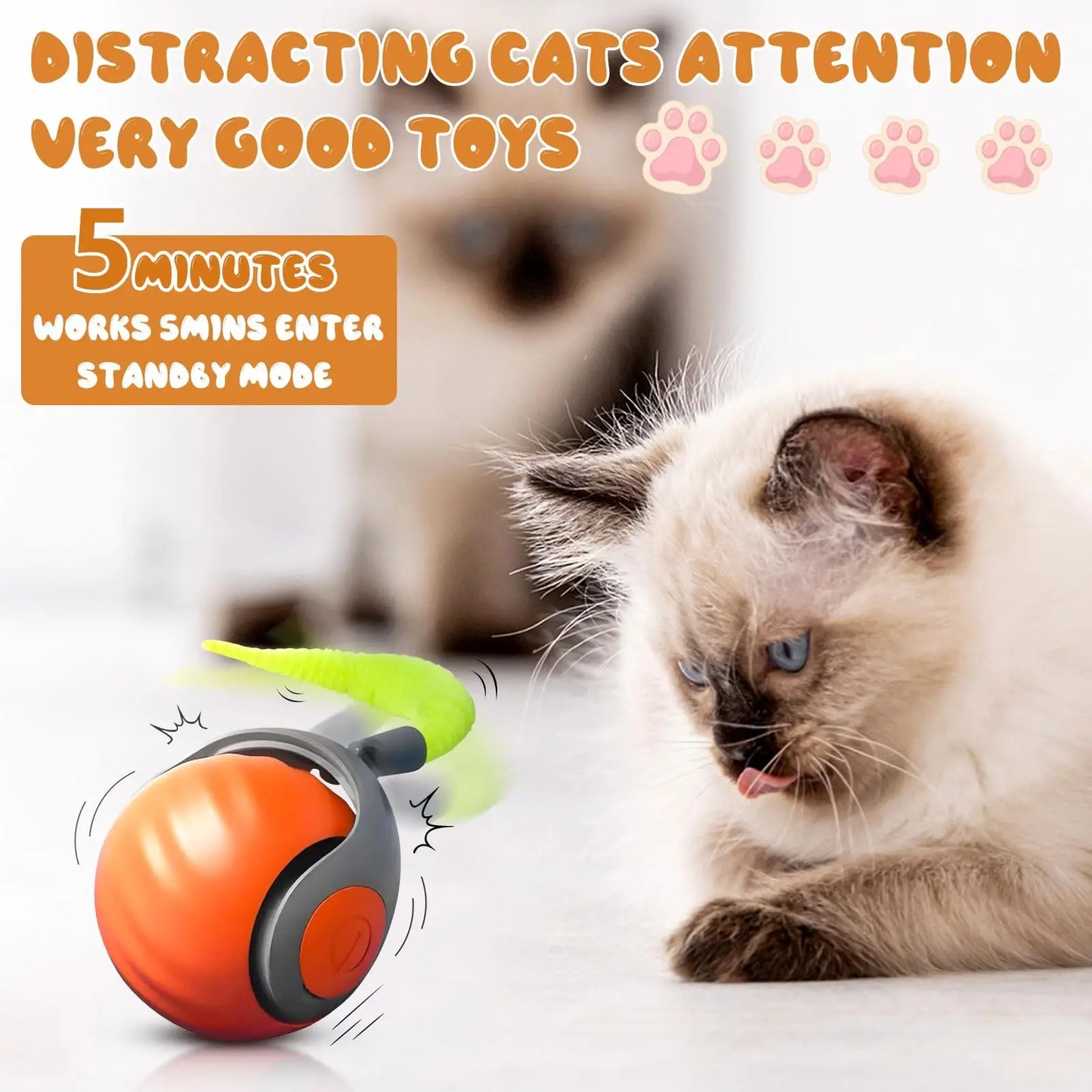 Interactive Cat Adventure Ball