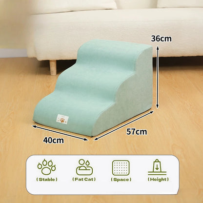 Memory Foam Pet Stair for Dogs and Cats 
