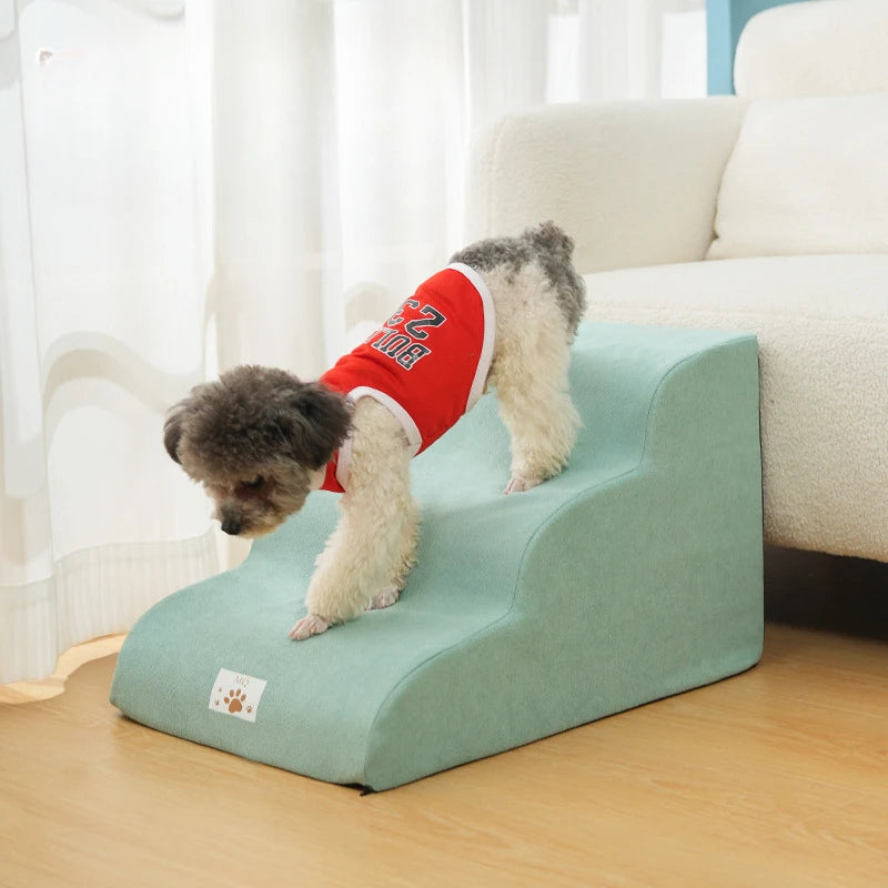 Memory Foam Pet Stair for Dogs and Cats 