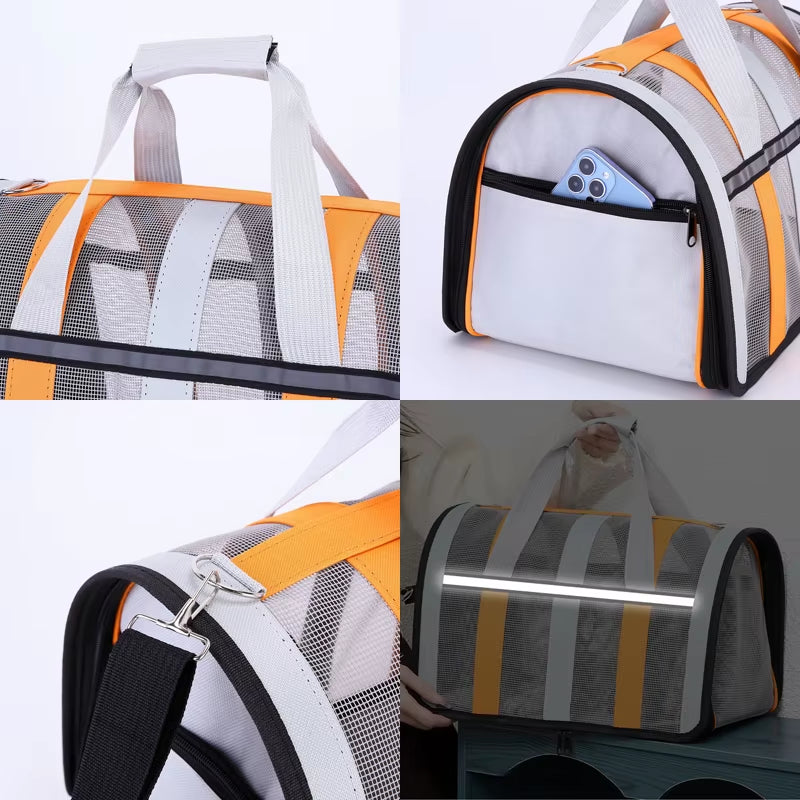 Cozy Pet Carrying Travel Bag - Yappyboo 