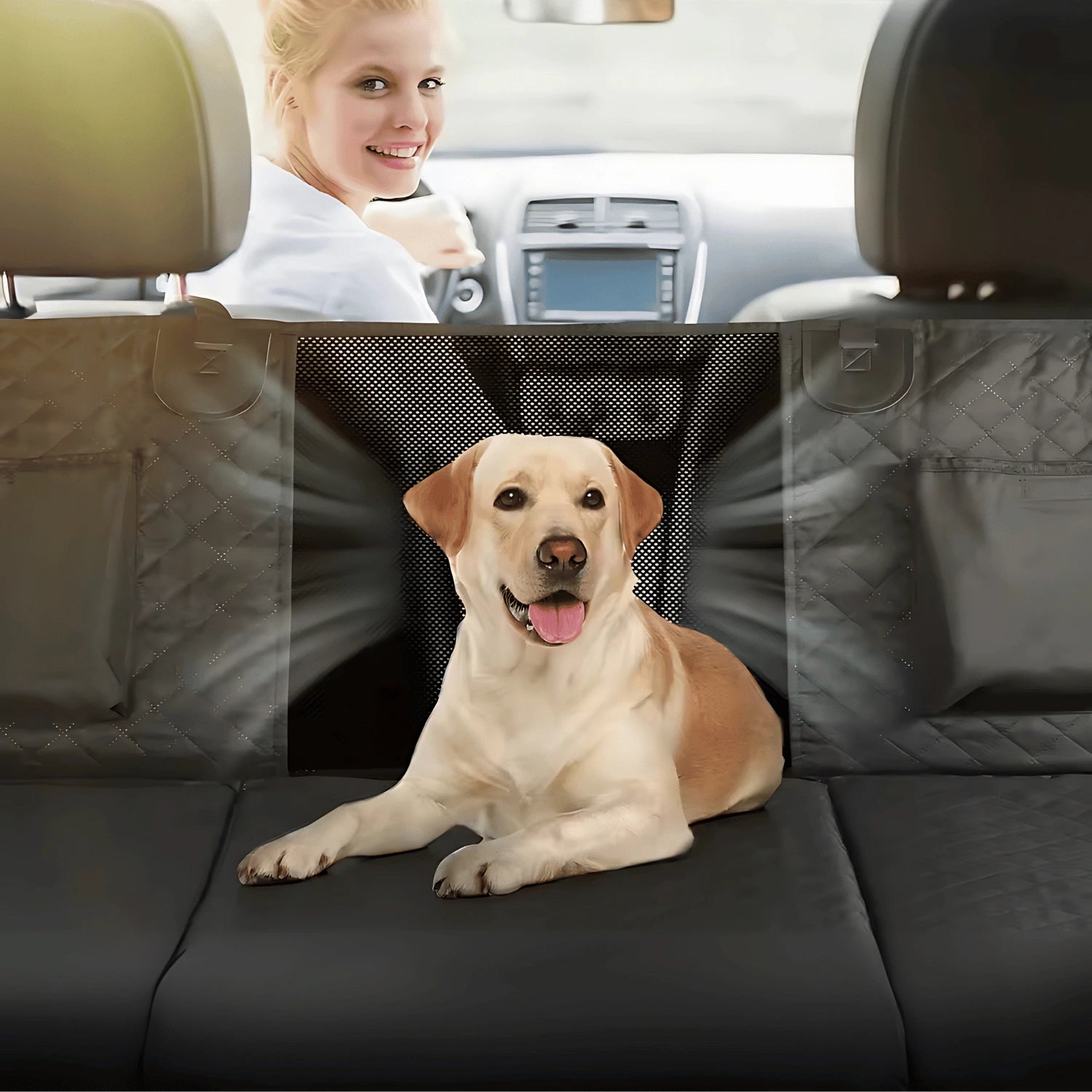 Travel Dog Bed Extender for Back Seat