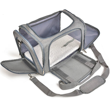 Travel Pet Carriers for Cats and Puppies – Lightweight, Collapsible, and Airline Approved - Yappyboo 