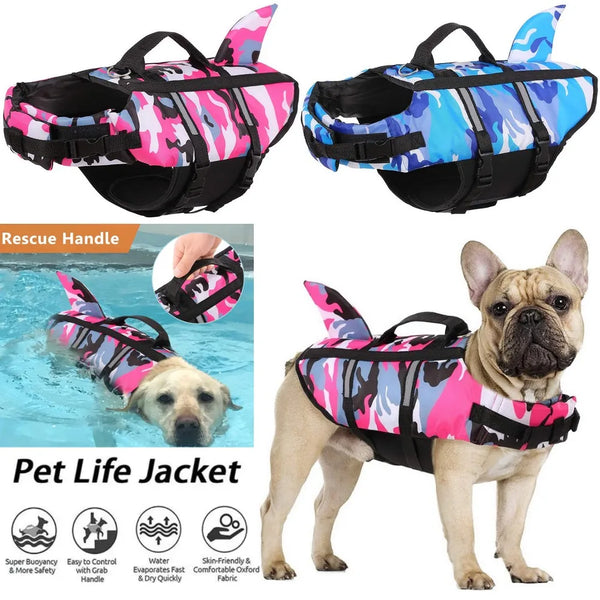 Gilet de natation pour chien en forme d