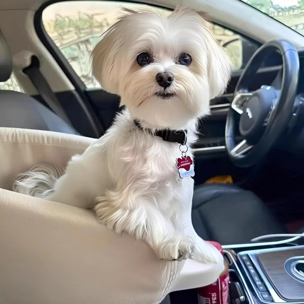 Asiento de viaje acogedor para mascotas