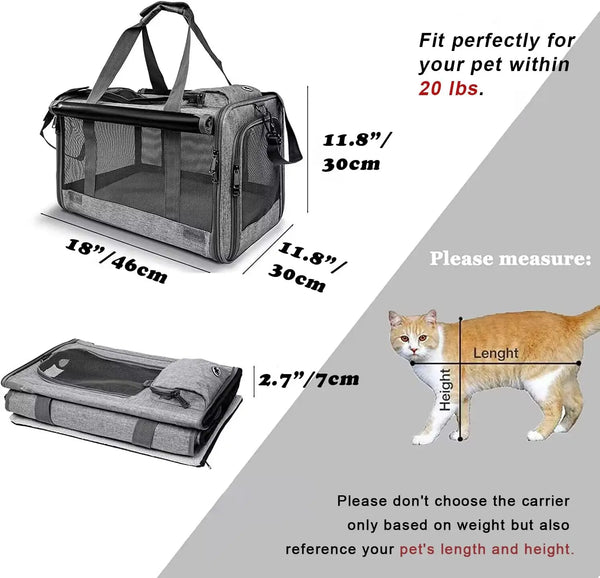 Yappyboo  Comfort Travel Pet Carrier  