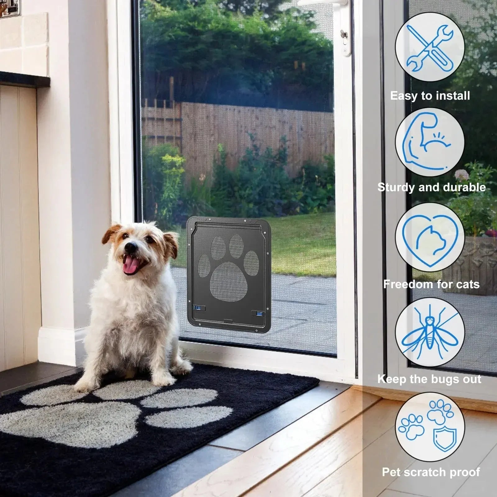 Magnetic Pet Door Lock - Yappyboo 